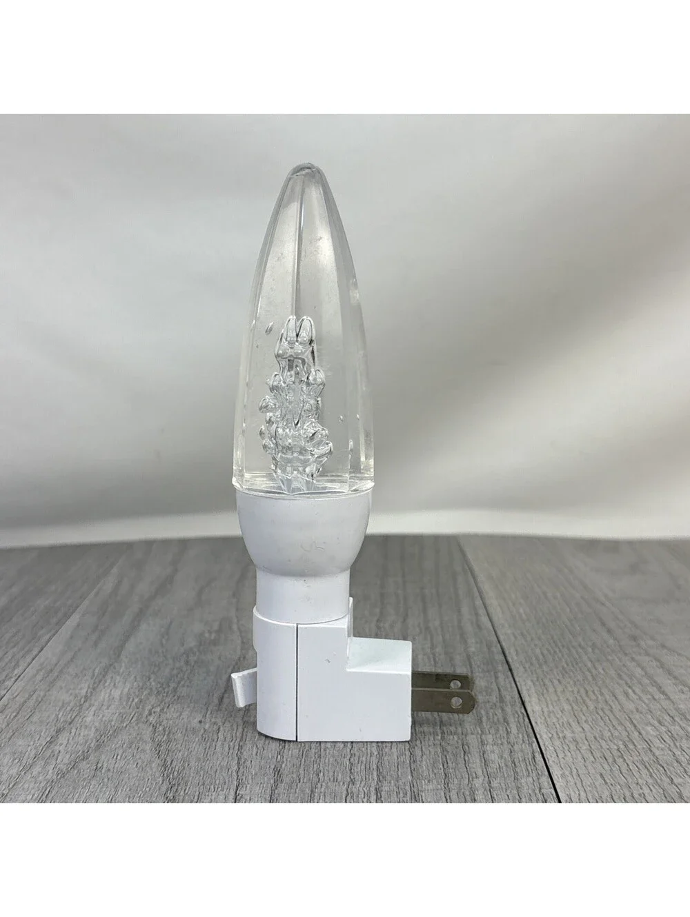 Color Changing LED Bubble Candle Plug-In Night Light Model FH-2L(2)